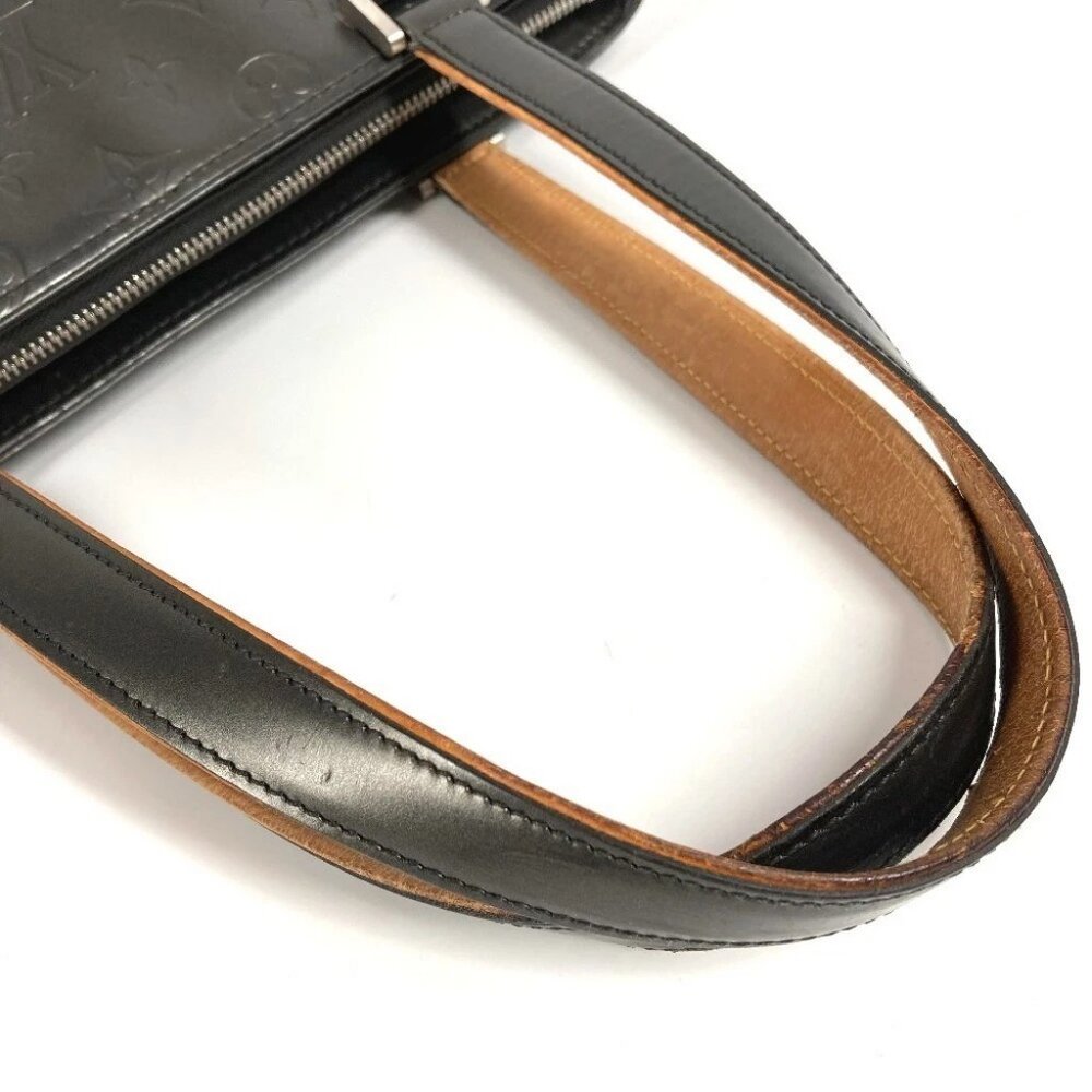 LOUIS VUITTON M55112 Stockton Tote Bag Shoulder Bag Monogram matte leather Black - Picture 11 of 15